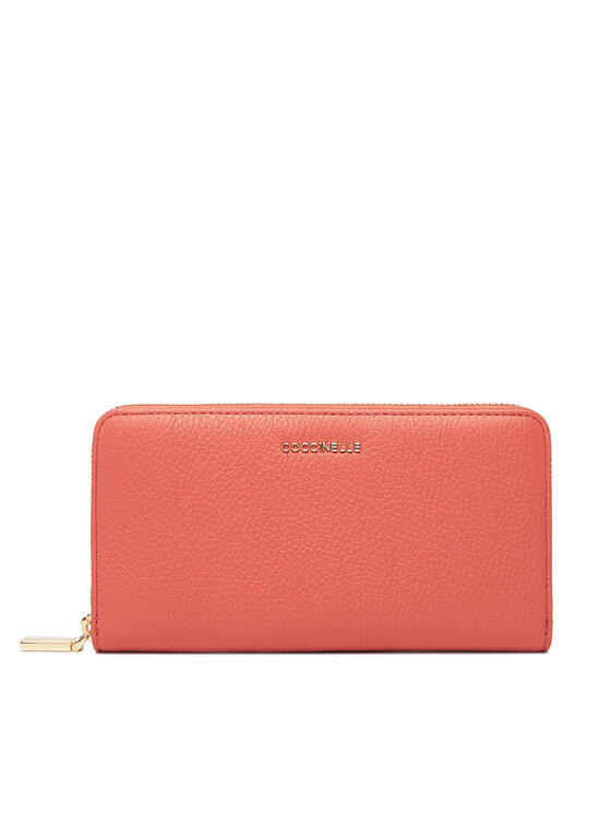 Portofel Mare de Damă Coccinelle MW5 Metallic Soft E2 MW5 11 04 01 Coral