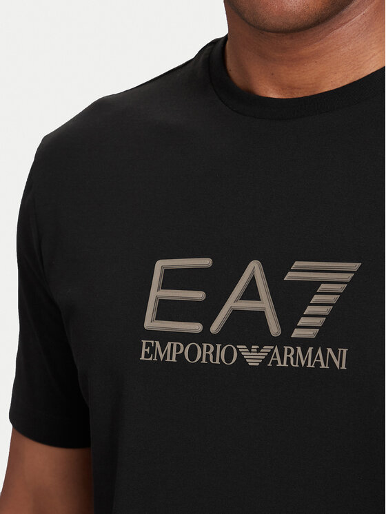 EA7 Emporio Armani EA7 Emporio Armani Marškinėliai 7M002095 AF27714 UC001 Juoda Regular Fit