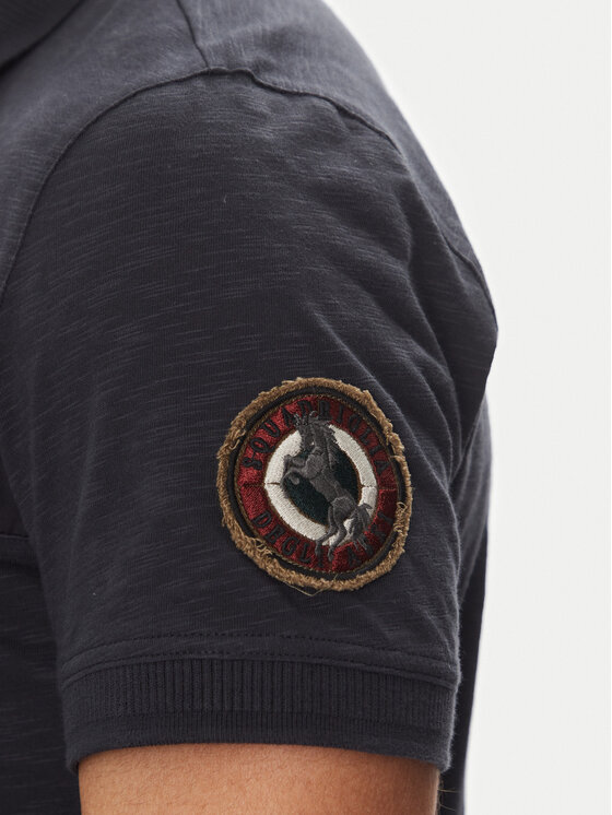 Aeronautica Militare Aeronautica Militare Polo majica 251PO1865J680 Mornarsko modra Regular Fit