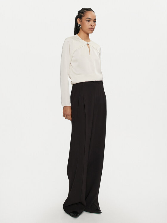 Calvin Klein Calvin Klein Halenka K20K207650 Écru Regular Fit
