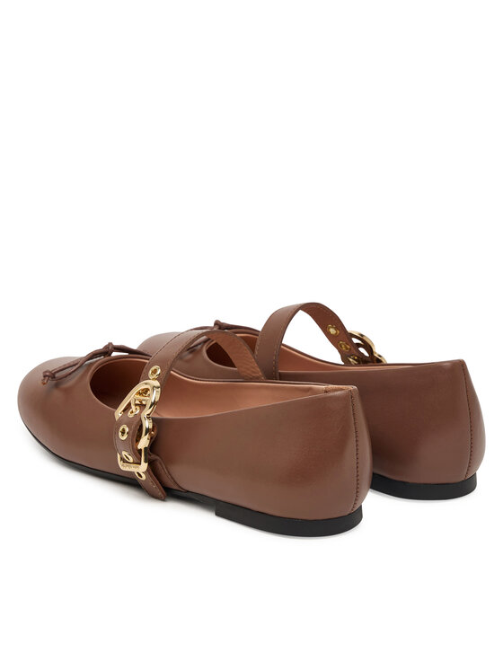 LOVE MOSCHINO LOVE MOSCHINO Балеринки JA11091G1PIE0302 Кафяв