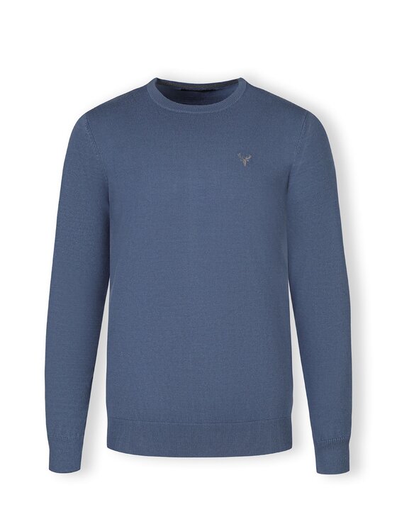 minoti minoti Sweter 27MKNIT4 Niebieski Regular Fit