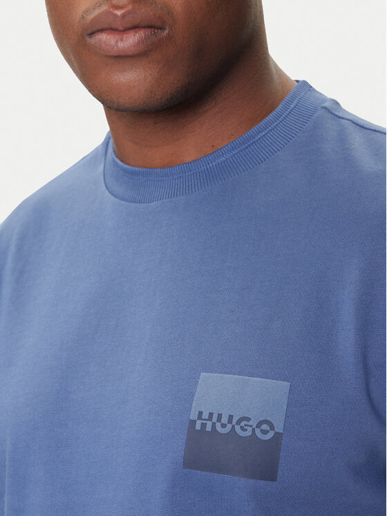 HUGO HUGO T-Shirt Dusplito 50542816 Niebieski Relaxed Fit
