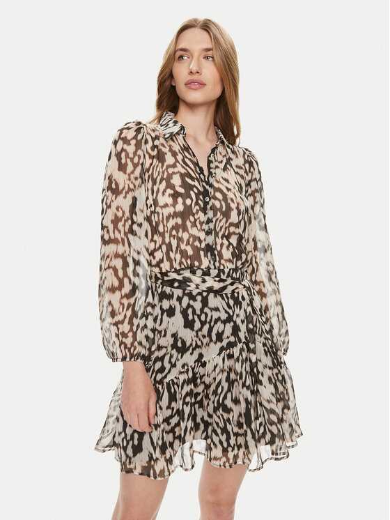 Morgan Morgan Rochie de vară 241-ROZAR.F Bej Regular Fit
