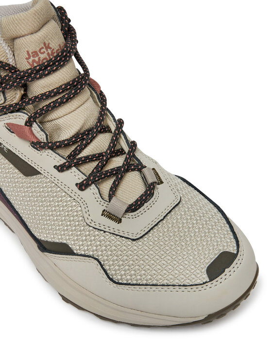 Jack Wolfskin Jack Wolfskin Трекінгові черевики Dromoventure Texapore Mid W 4059651 Бежевий