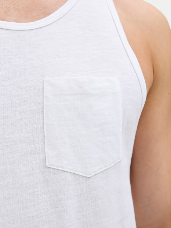 Jack & Jones Jack & Jones Tank top Jake 12270577 Biały Regular Fit