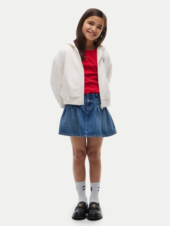Tommy Hilfiger Tommy Hilfiger Džemperis KG0KG09443 Balta Regular Fit