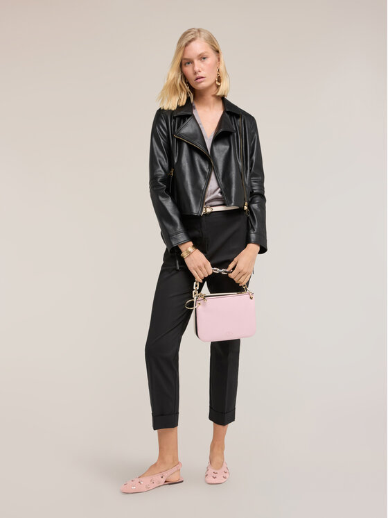 Motivi Motivi Pantaloni di tessuto P085Q004532N033 Nero Slim Fit