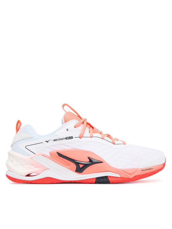 Mizuno Încălțăminte pentru sporturi de interior Wave Stealth Neo 2.1 X1GA2640 Alb