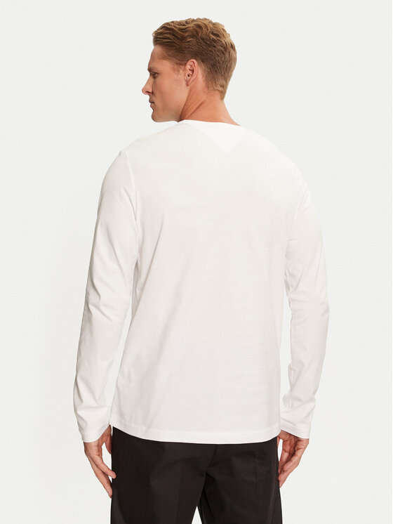 Tommy Hilfiger Tommy Hilfiger Hosszú ujjú MW0MW36502 Fehér Regular Fit