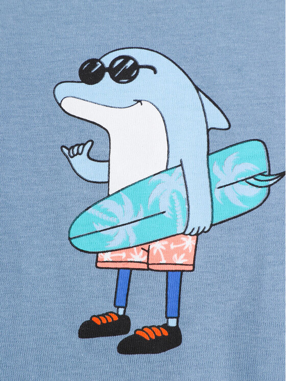 Coccodrillo Coccodrillo T-Shirt WC5143203HBK Μπλε Regular Fit