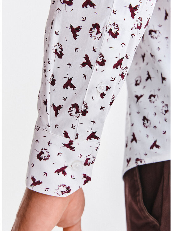 Pako Lorente Pako Lorente Koszula P25WF-1X-013 Biały Slim Fit