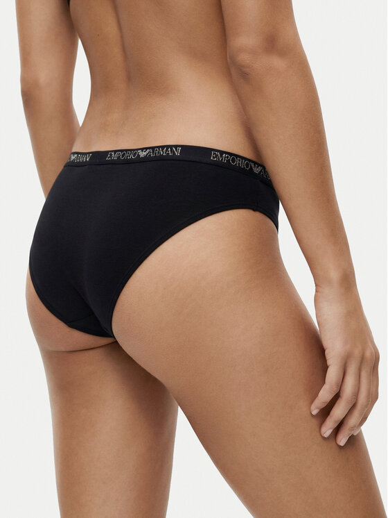 Emporio Armani Underwear Emporio Armani Underwear Σετ βραζιλιάνικα σλιπ EW000406 AF19024 MC005 Μαύρο