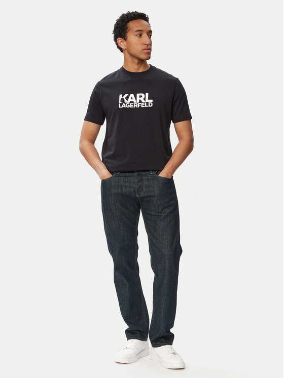 KARL LAGERFELD KARL LAGERFELD T-shirt 755780 563235 Tamnoplava Regular Fit