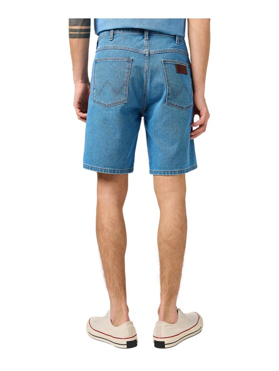 Wrangler Wrangler Szorty jeansowe 112362350 Niebieski Regular Fit