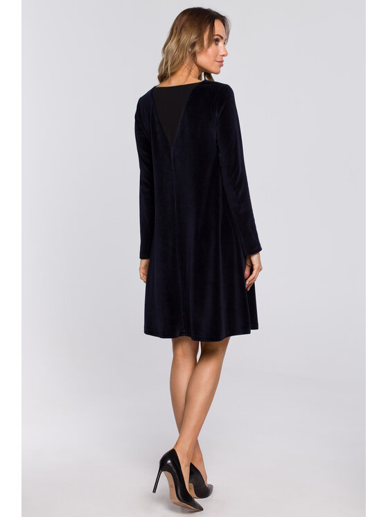 Made of Emotion Made of Emotion Koktejlové šaty M566 Tmavomodrá