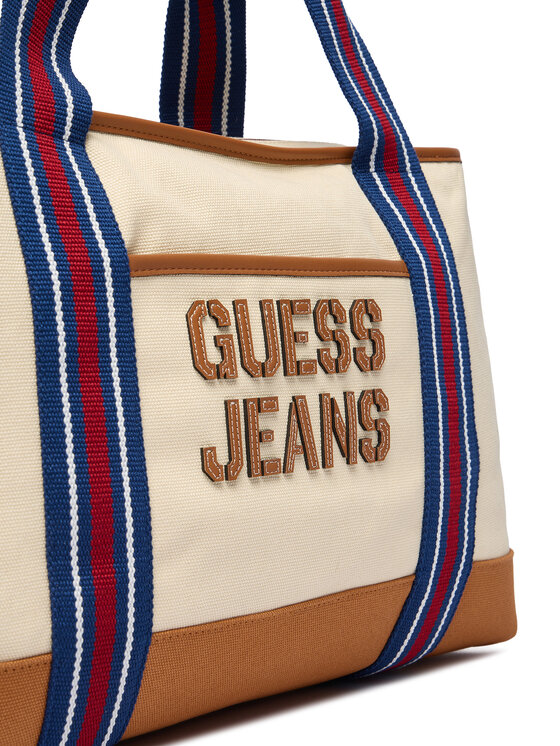 Guess Jeans Guess Jeans Pārnēsajamā soma M5BZ92 WL970 Krēmkrāsas