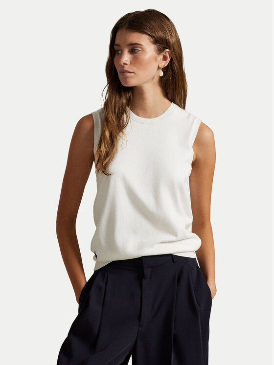 Polo Ralph Lauren Polo Ralph Lauren Felső 211972111002 Fehér Straight Fit