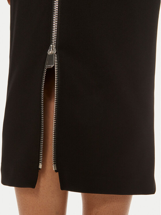 PINKO Pinko Koktejlové šaty Valensole 103960 A20A Čierna Slim Fit