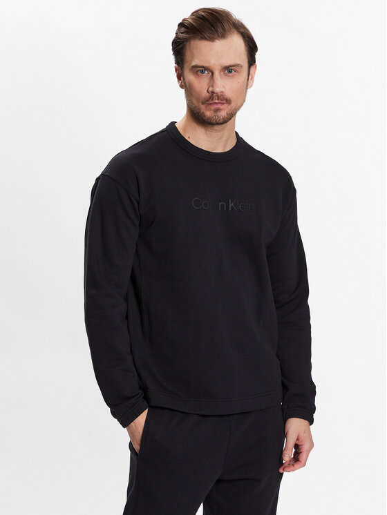 Calvin Klein Performance Džemperis Pullover 00GMS3W302 Juoda Regular Fit
