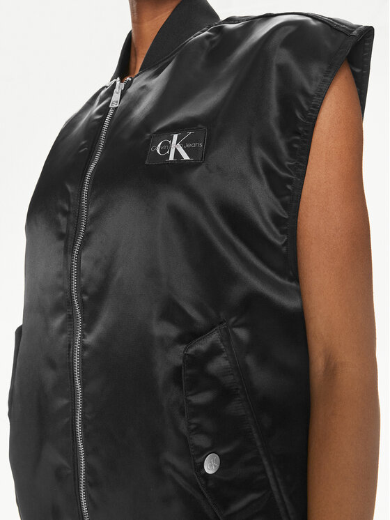 Calvin Klein Jeans Calvin Klein Jeans Bezrękawnik J20J223039 Czarny Relaxed Fit