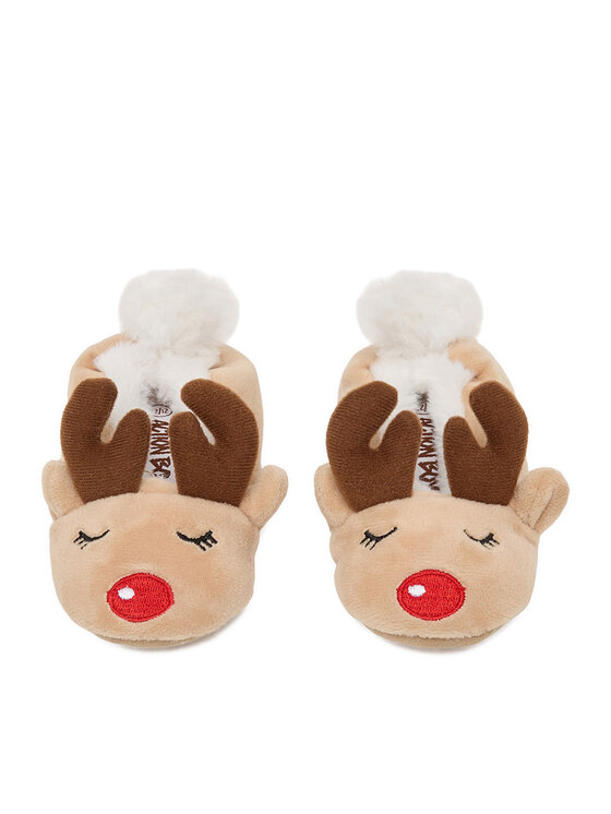 Action Boy Action Boy Hausschuhe AGK22713 Beige