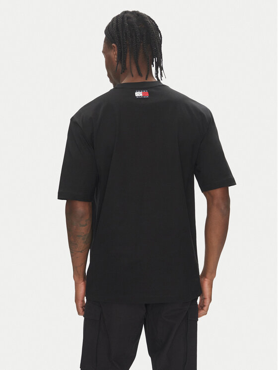 Tommy Hilfiger Tommy Hilfiger T-Shirt F1 Movie MW0MW41390 Černá Regular Fit