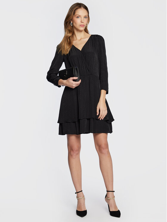 Vestito da giorno Kmiss THNR15 Nero Regular Fit