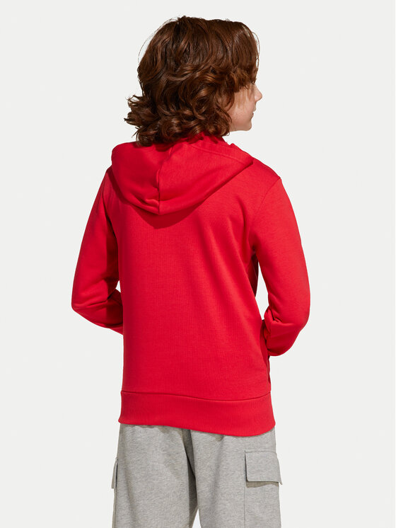 adidas adidas Mikina Essentials JE1389 Červená Regular Fit