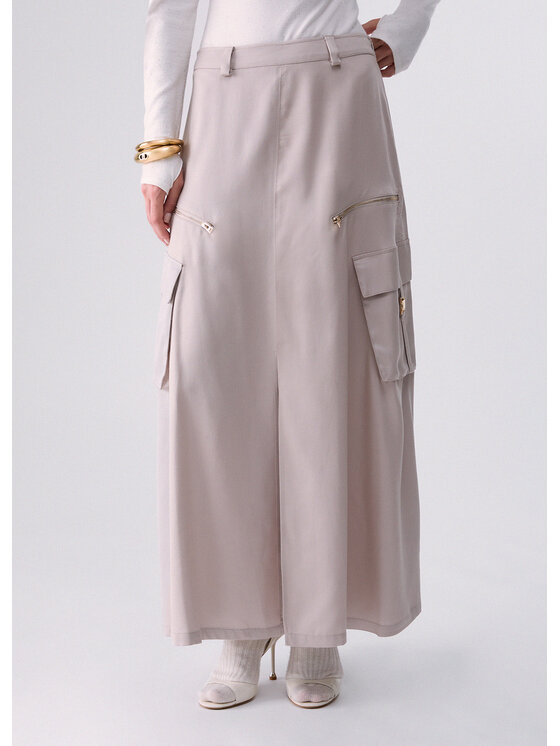 Liu Jo Liu Jo Gonna maxi TF6218T647A54502 Bianco Regular Fit