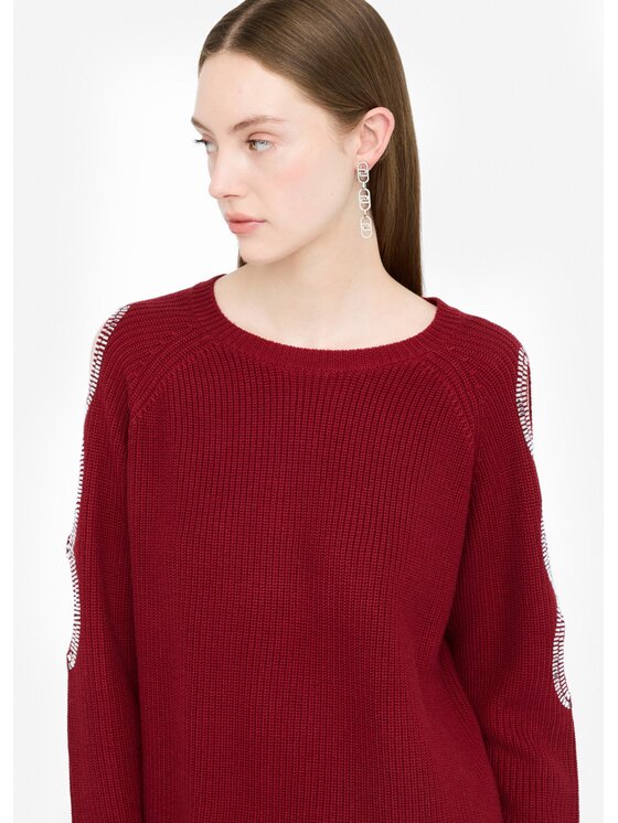 Liu Jo Liu Jo Maglione MF5486MA85Q91650 Rosso Regular Fit