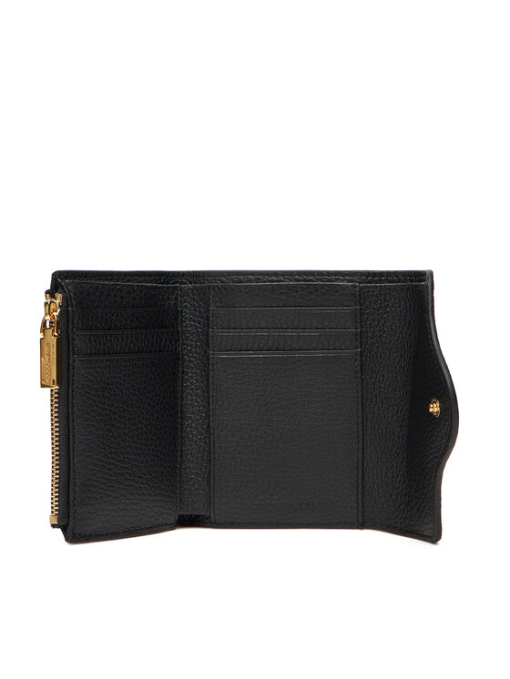 Coccinelle Coccinelle Малък дамски портфейл TBN Coccinelle C-ME Lizard E2 TBN 11 F0 01 Черен