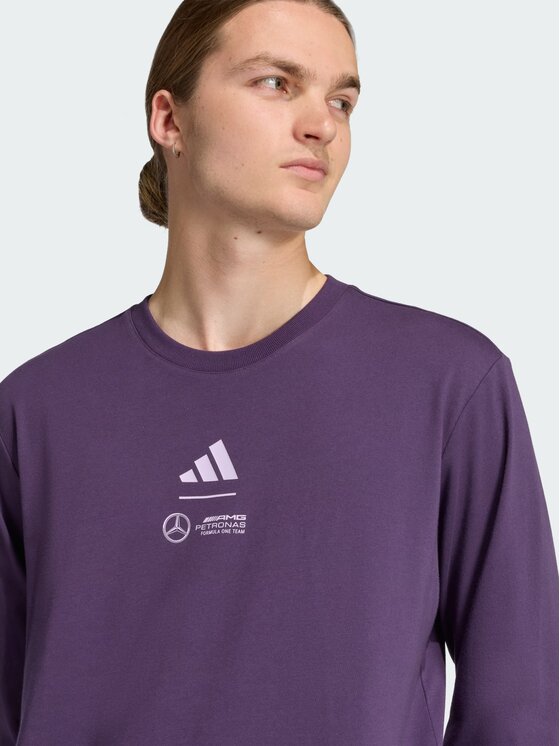 adidas adidas Longsleeve Mercedes - AMG Petronas Formula One Team Fioletowy Loose Fit