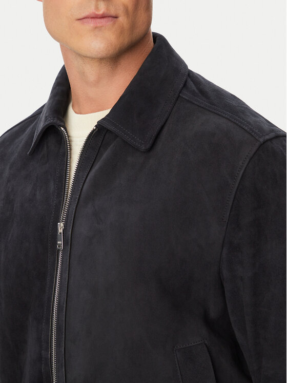 BOSS BOSS Odinė striukė H-Malbano7 50563869 Tamsiai mėlyna Regular Fit