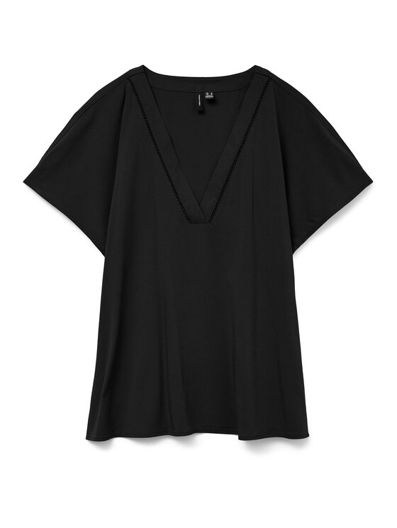 Vero Moda Vero Moda Blúz Bella 10327551 Fekete Regular Fit