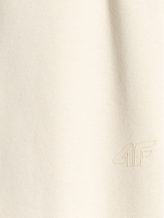 4F 4F Spodnie dresowe BASIC+ Kremowy Regular Fit