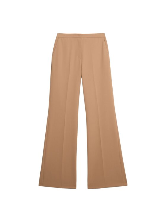 Oltre Oltre Pantaloni di tessuto P00LR009187N012 Écru Flare Fit