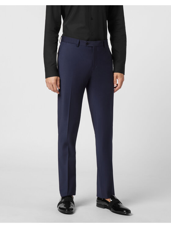 PHILIPP PLEIN PHILIPP PLEIN Pantaloni di tessuto 9385 Celeste Regular Fit