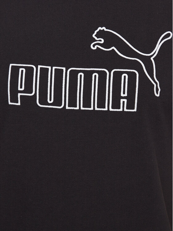 Puma Puma T-Shirt Essentials Elevated 673385 Czarny Regular Fit