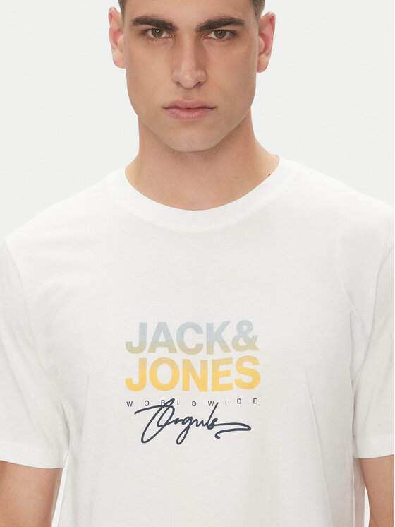 Jack&Jones Jack&Jones T-shirt Canggu 12281809 Bijela Regular Fit