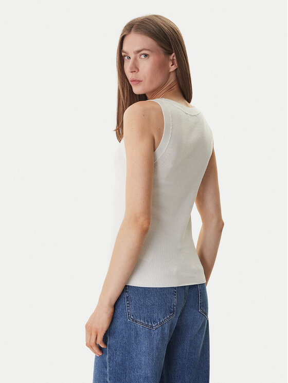 Calvin Klein Jeans Calvin Klein Jeans Top LV047F355G Bež Slim Fit