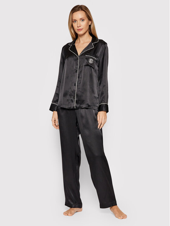 Lauren Ralph Lauren Pijama ILN92124 Negru corp imagine noua