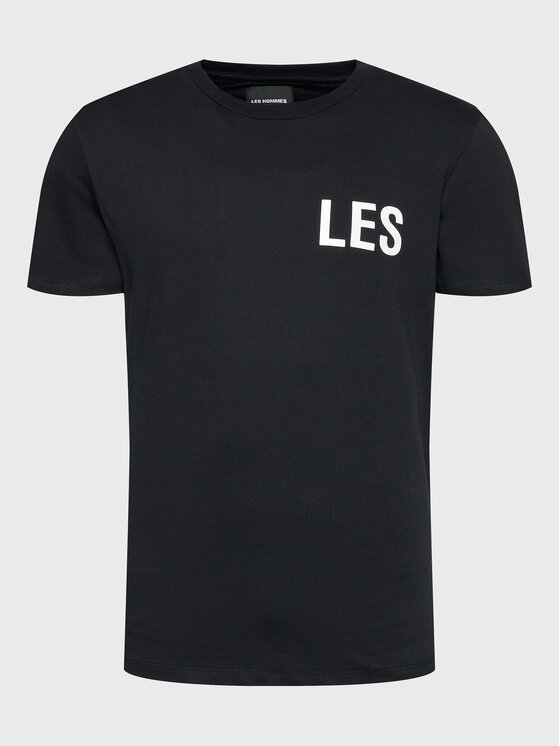 Les Hommes Les Hommes T-Shirt LF2243010700 Μαύρο Regular Fit