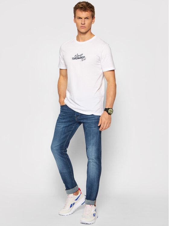 Jack&Jones Jack&Jones Jeans hlače Glenn 12133074 Mornarsko modra Slim Fit