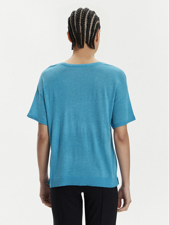 Vila Vila Tričko Abella 14089540 Modrá Relaxed Fit
