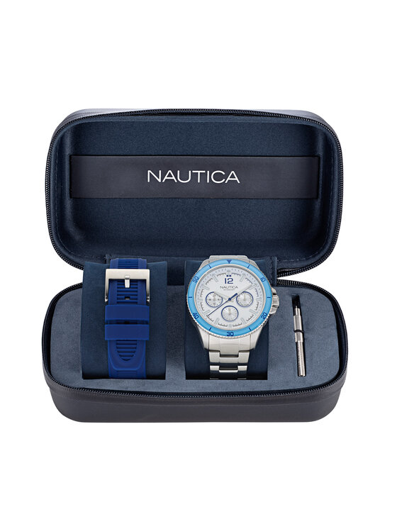 Nautica Nautica Uhr NAPWRS405 Silberfarben