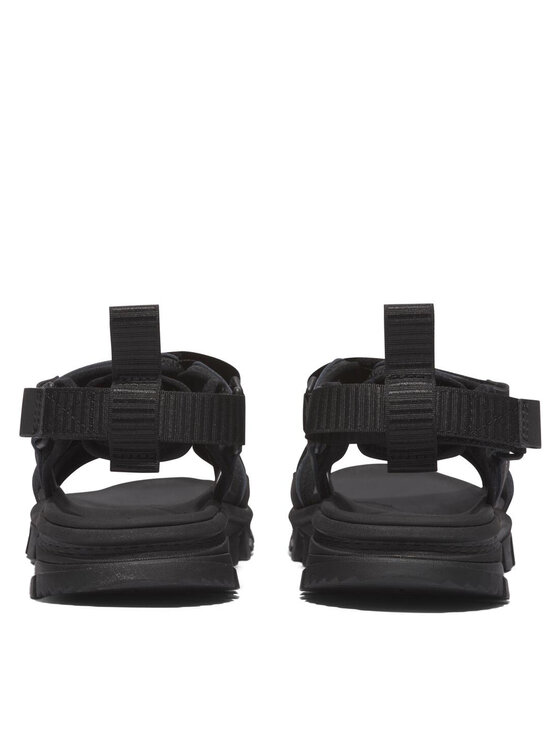 Black timberland sandals discount