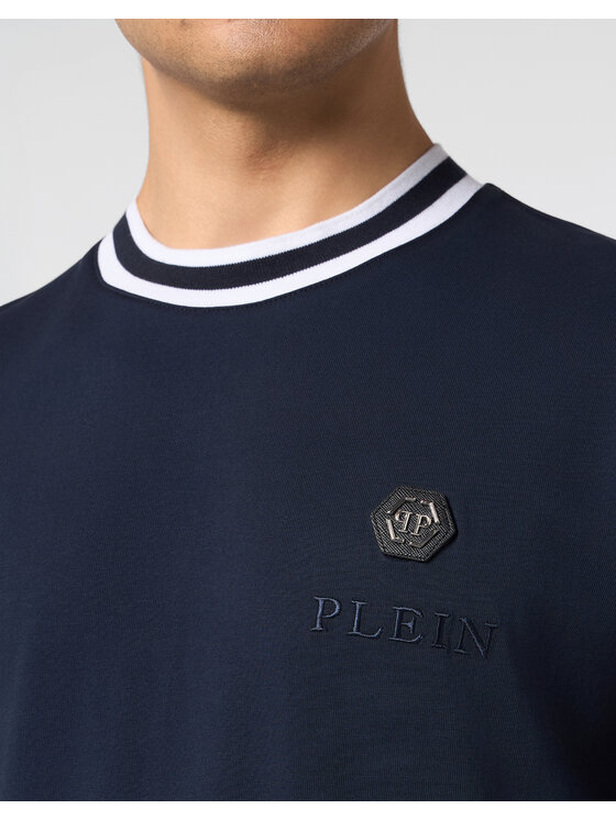 PHILIPP PLEIN PHILIPP PLEIN T-Shirt 31306 Tmavomodrá Regular Fit