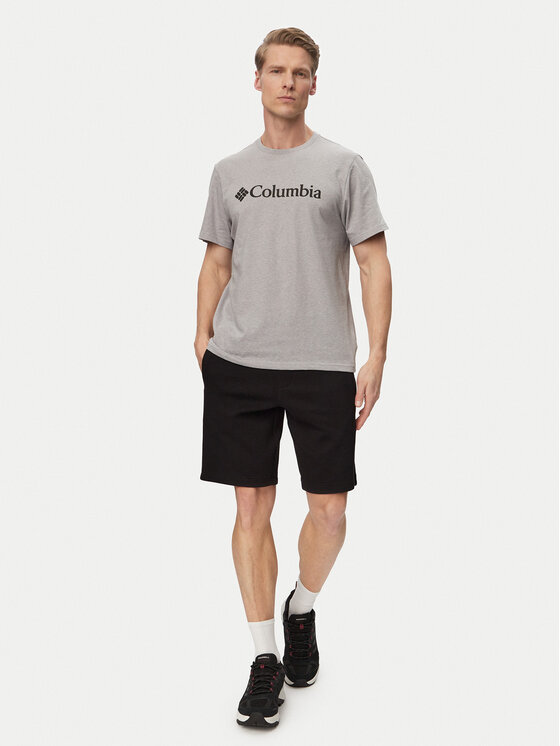 Columbia Columbia Tričko Basic Logo™ 2155001 Svetlosivá Regular Fit