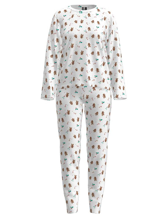 Pieces Pieces Pidžama 17147221 Bijela Regular Fit